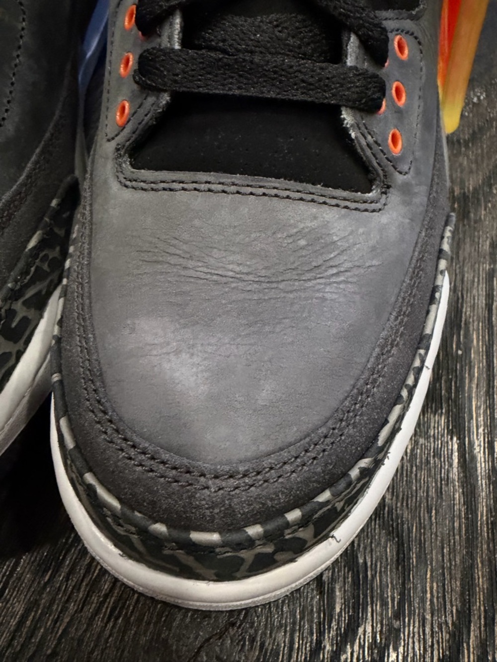Jordan 3 Retro Fear Pack 2013 men’s size 9.5 - Picture 6 of 13